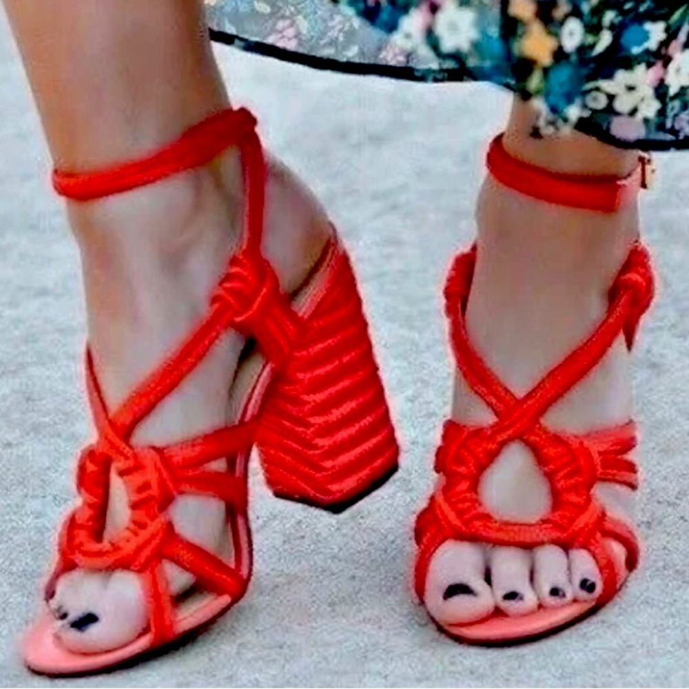CAbi Block Heel Rope Sandals